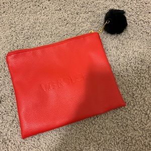 VIP Rouge Sephora Pom Pom Makeup Bag - Brand new
